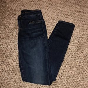 Size 24 JBrand Dark Wash Skinny Jeans